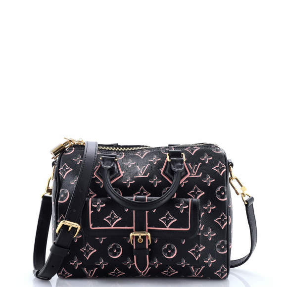 Louis Vuitton 25 Speedy Bandouliere Bag Fall for You Monogram Canvas - Picture 1 of 5